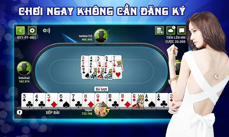 Game bài tiến lên siêu hot tại nhà cái Xibet